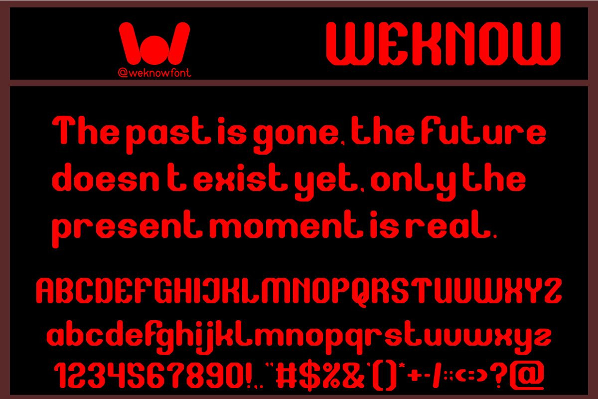 The Time font, a Font by weknow (Photo 3 of 8)