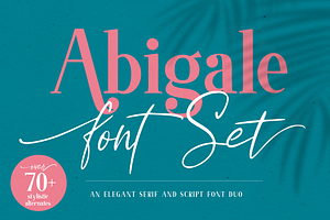 Abigale Font Duo Set