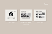 Black Minimalist Canva Template, a Social Media Template by Moodwave Studio (Thumbnail 3 of 9)
