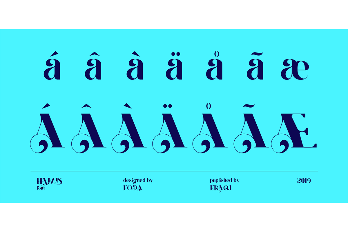 Hamis Font, a Font by Foda Foundry (Photo 2 of 6)