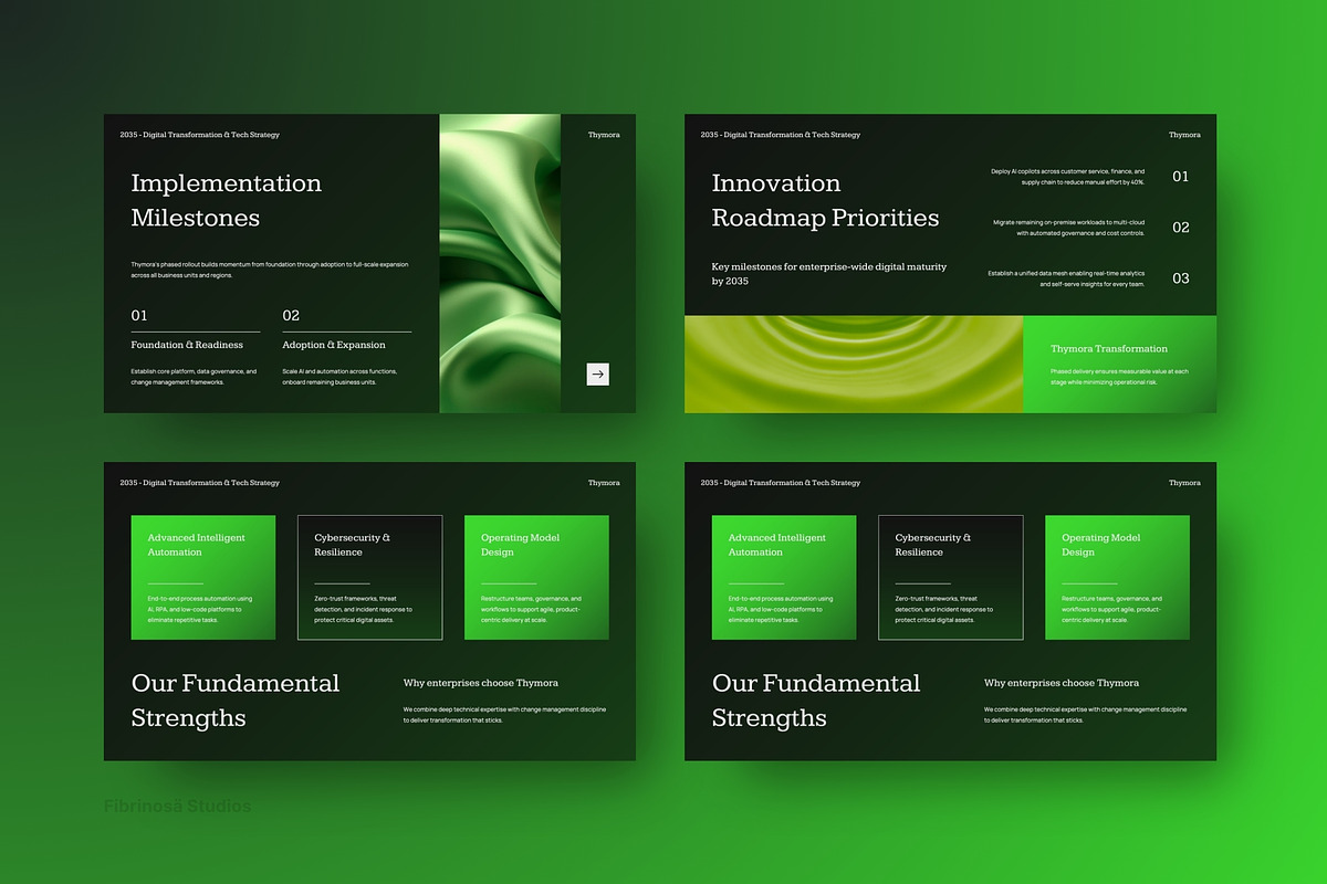 Digital Transformation Tech Strategy, a Presentation Template by FIBRINOSÄ (Photo 7 of 7)