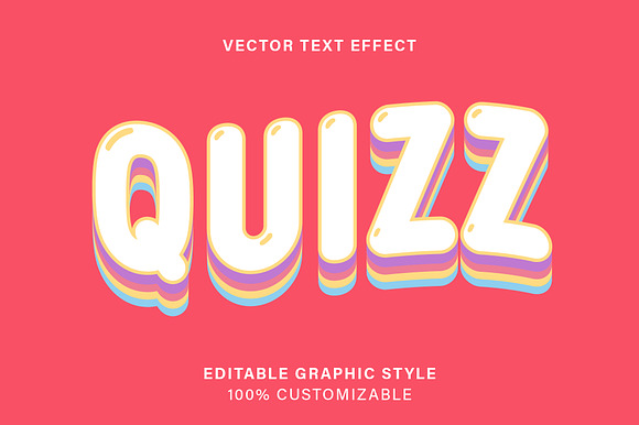 Layered Retro Bold Text Effect preview 4