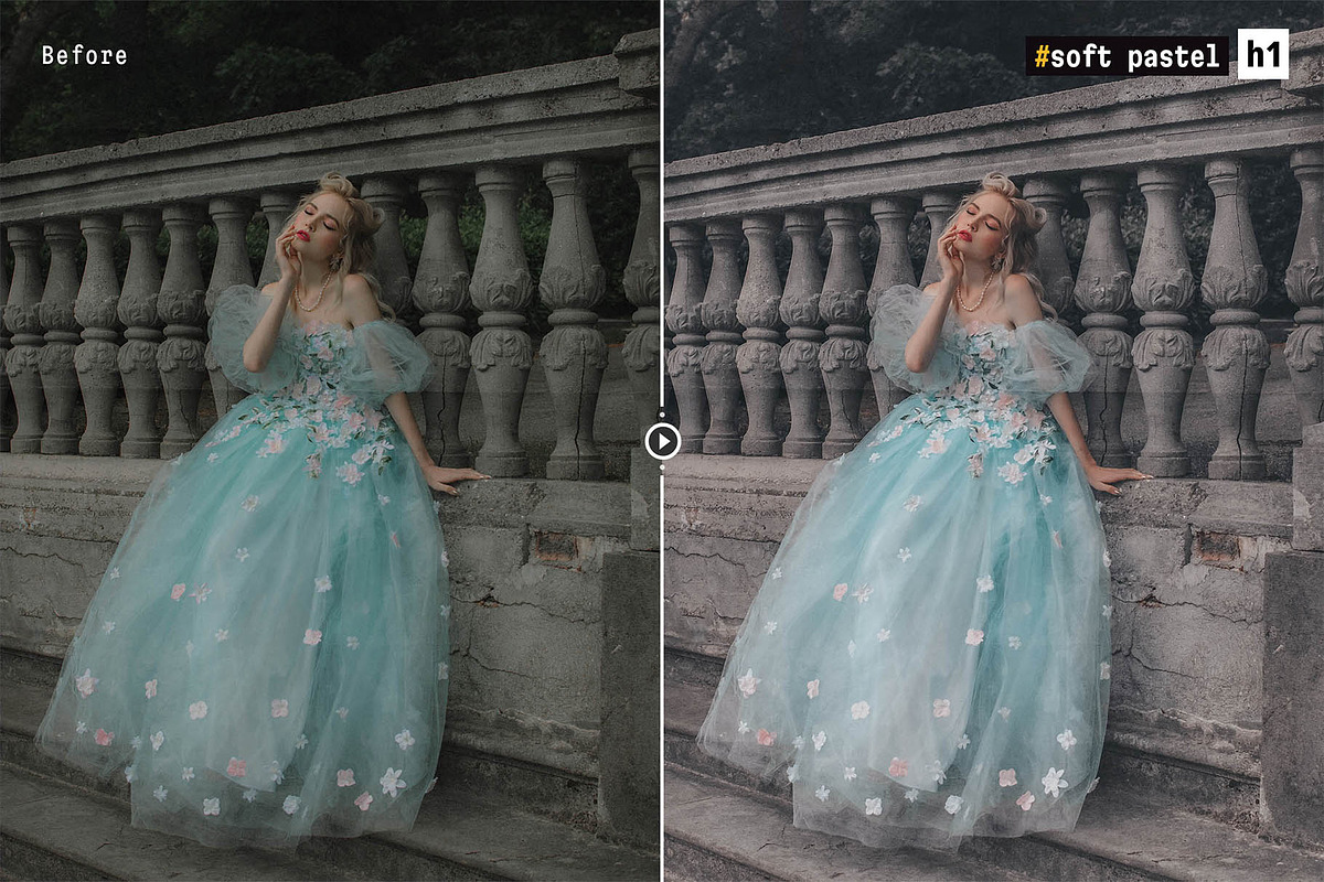 Soft Pastels - Actions and Presets, a Preset Add-On by Hydrozi Presets (Photo 3 of 8)