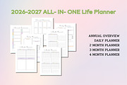 2027-2028 All in One Life Planner, a Templates & Theme by Adalin Shop (Thumbnail 6 of 10)