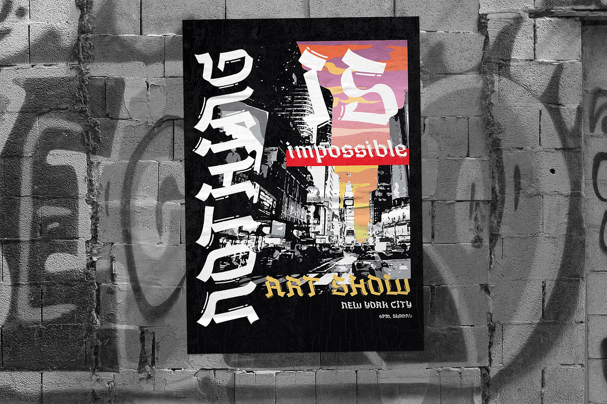 Graffitopia - Urban Graffiti Font, a Script Font by HipFonts (Photo 10 of 10)