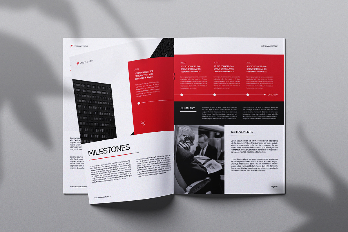 Company Profile Template, a Magazine Template by Portocraft (Photo 3 of 6)
