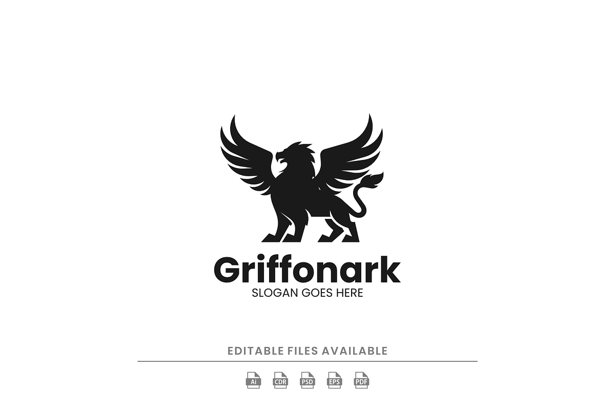 Griffin Silhouette Modern Logo, a Branding & Logo Template by Artnivora.Std