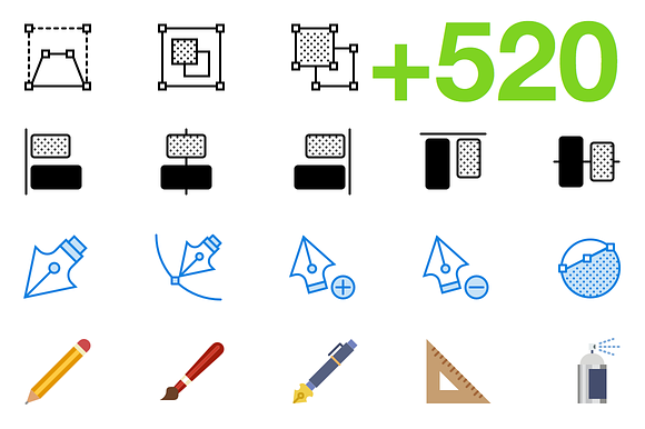 Smashicons 520 Design Icons