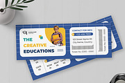 Education Event Ticket, a Stationery Template by MightyDesign (Thumbnail 3 of 6)