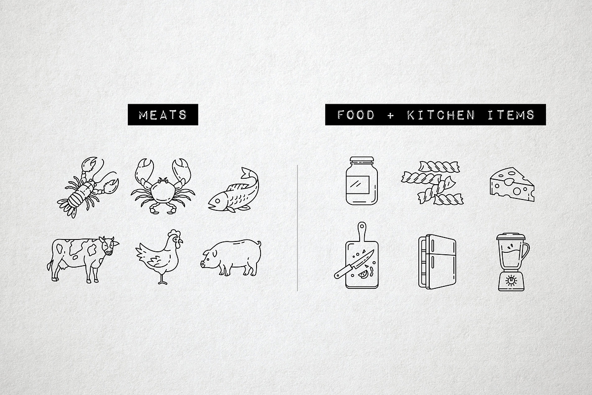 Drink and Food Icons Pack, an Outline Icon by Hatch Design Workshop (Photo 7 of 12)