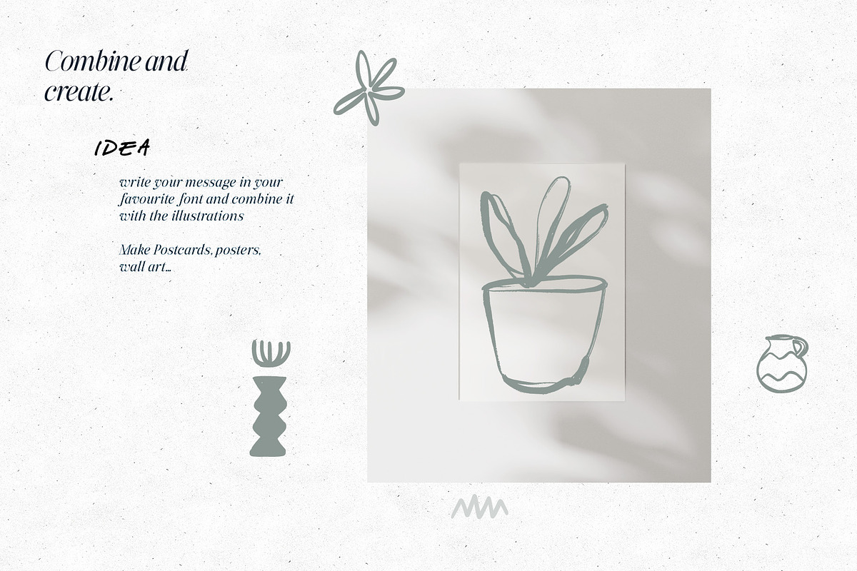 FLOWERS AND VASES Illustrations, a Decorative Illustration by dicreate (Photo 11 of 12)