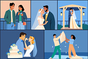 Animated Wedding Illustration Set, a Person Illustration by Brickclay (Thumbnail 3 of 5)