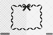 Bow Frame SVG PNG Bundle, an Illustration by Actual Pixel (Thumbnail 6 of 19)