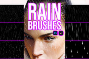 Rain Brushes Pack, a Brush Add-On by vurdembrushes (Thumbnail 1 of 5)