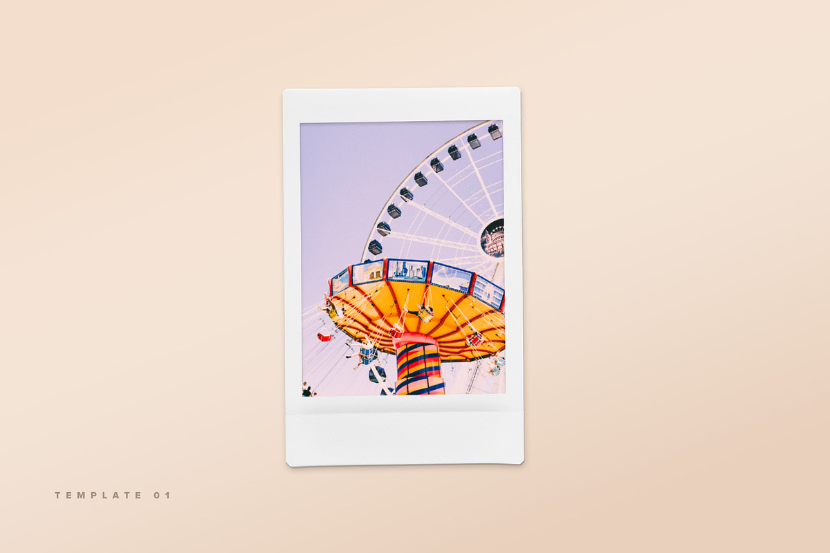 Instant Photo Snapshot Mockups, a Mask Mockup by Creative Veila (Photo 4 of 9)