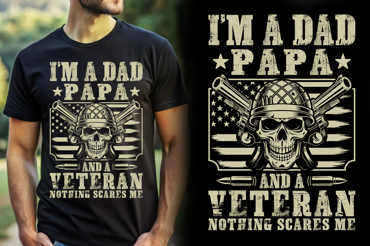 Veteran T-shirt Design, a Graphic by Crafts Bundle (Photo 2 of 2)