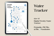 Weekly Warter Tracker, a Print Template by dott (Thumbnail 1 of 5)