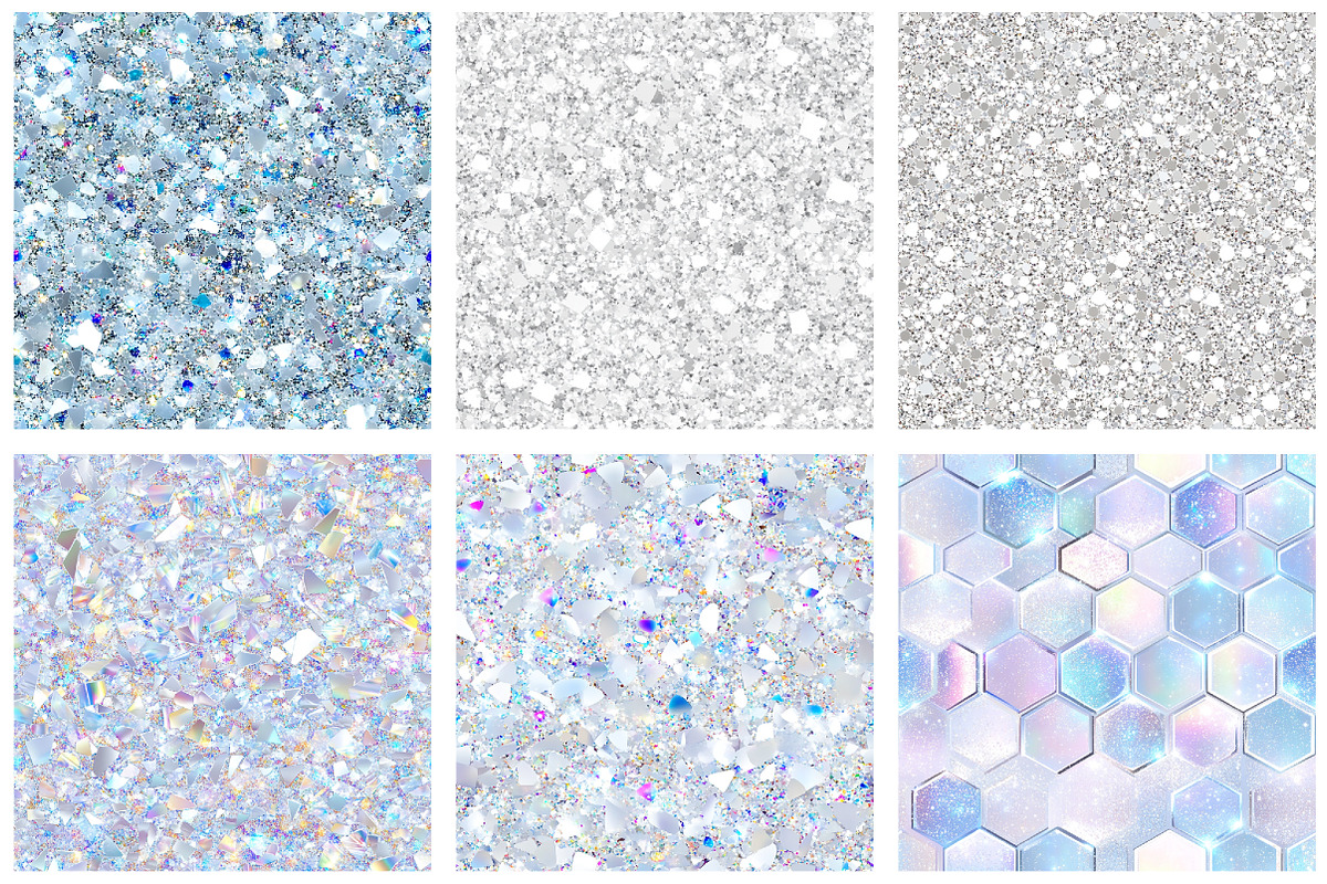 White Sparkle Large Glitter Paper, a Pattern Graphic by designcity5 (Photo 2 of 5)
