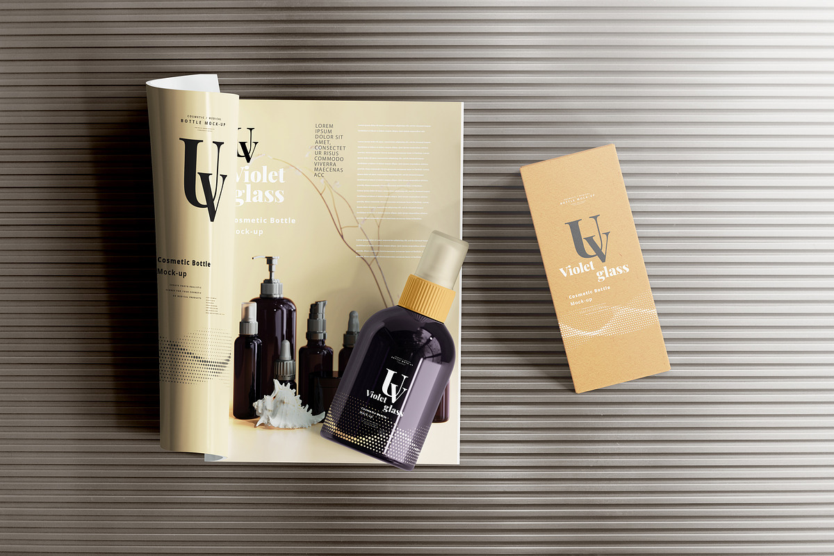 220+ Violet Glass Mock-up Bundle, a Cups & Container Mockup by pmvch (Photo 63 of 199)