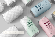 330ml Soda Can Mockup, a Packaging Mockup by Toasin Studio (Thumbnail 2 of 7)