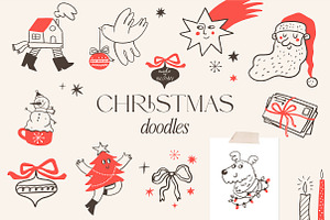 Christmas Doodles illustrations, a Decorative Illustration by Marish