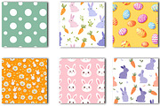 Pastel Easter Seamless Digital Paper, an Illustration by OK Design (Thumbnail 3 of 3)