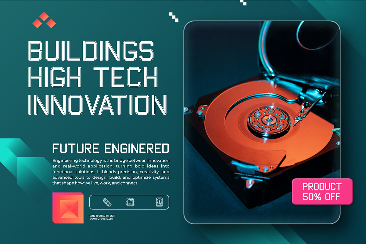 Vemora || Modern Futuristic Sans Ser, a Sans Serif Font by Idea Studio (Photo 3 of 10)