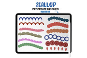 Scallop Pattern Procreate Brushes, a Brush Add-On by Brush Lab (Thumbnail 4 of 9)