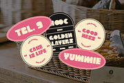 Gimro - Bold Geometric Cafe Font, a Sans Serif Font by Pandeka Studio (Thumbnail 6 of 9)