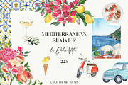 Mediterranean Summer Dolce Vita, a Decorative Illustration by Catch the Dream Art (Thumbnail 1 of 25)