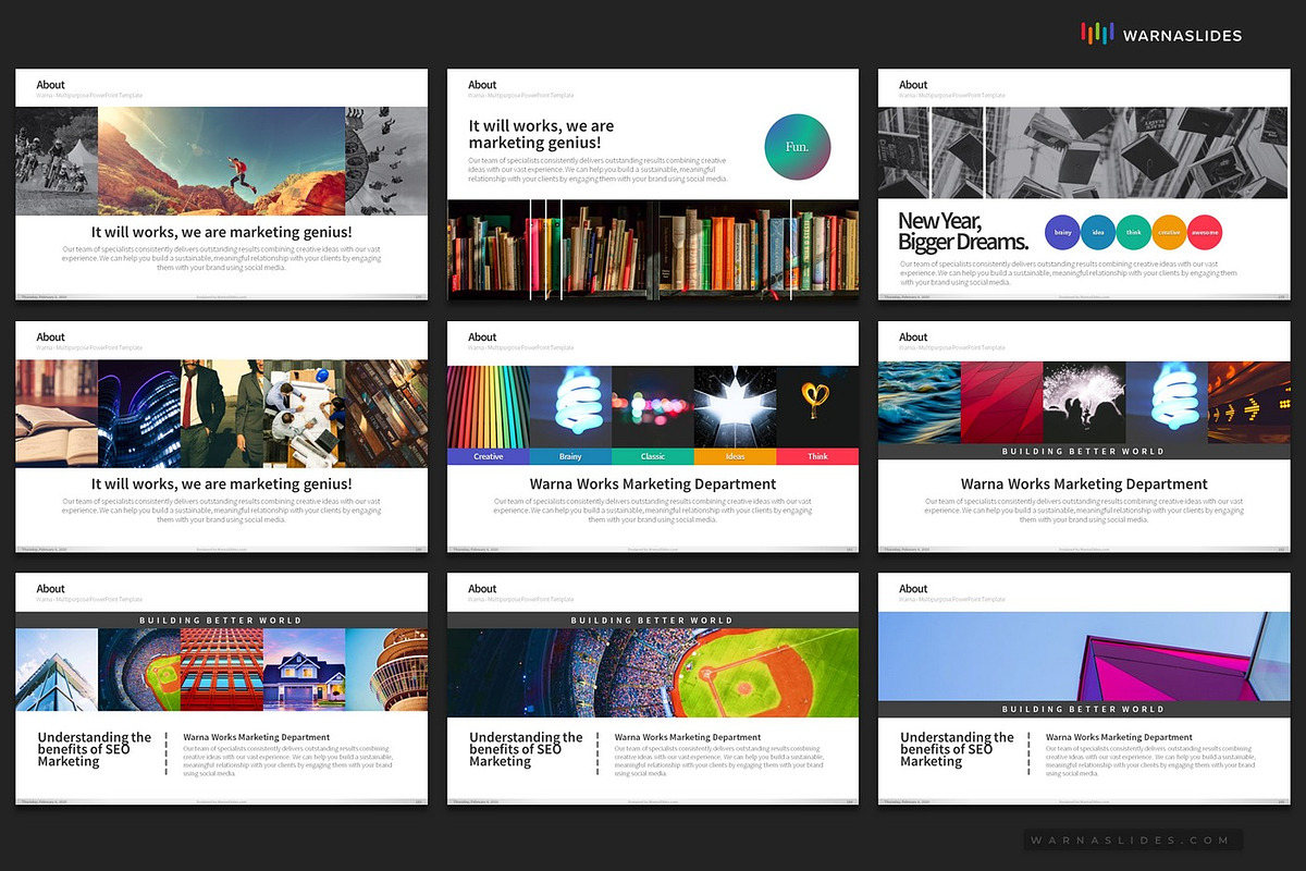 Company Profile PowerPoint Templates, a Presentation Template by Warna Works (Photo 30 of 36)