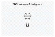 Mic Icons Set, an Outline Icon by Designfour (Thumbnail 5 of 7)