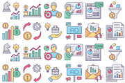 Business Management Vector Icons, an Outline Icon by Vector Portal (Thumbnail 2 of 6)