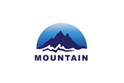 Mountain Logo Template, a Branding & Logo Template by Art Zooted (Thumbnail 2 of 3)