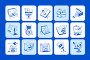 School Doodles Icon, an Outline Icon by Vectors Market (Thumbnail 6 of 9)