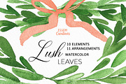 Olive Branches Watercolor Clipart, an Illustration by Essem Creatives (Thumbnail 1 of 6)