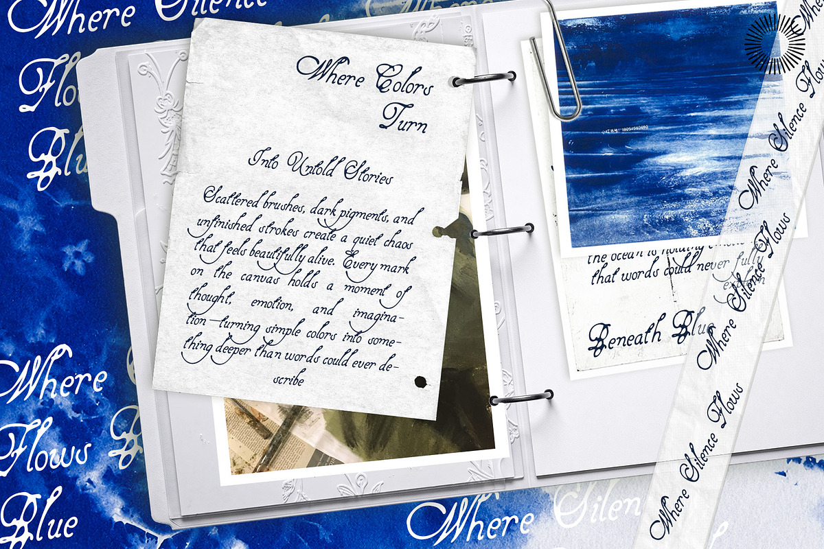 Lost in Harmony - Expressive Script, a Handwritten Font by Setara Langit CreativeStd (Photo 2 of 12)