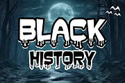 Black History - Horror Font Types, a Font by KiddoGlyphs Studio (Thumbnail 1 of 3)