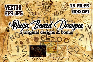 Ouija Spiritual Board Designs