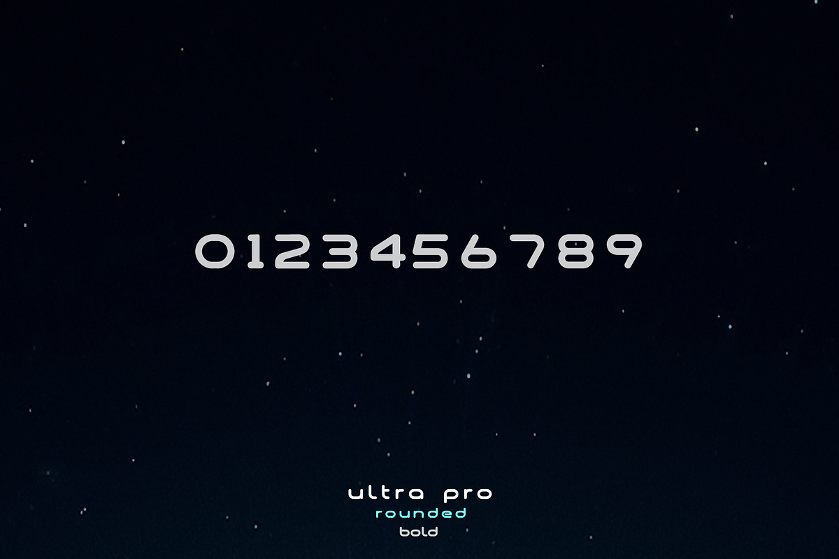 Ultra Pro Rounded Font Family, a Sans Serif Font by Alphabet Agency (Photo 10 of 18)