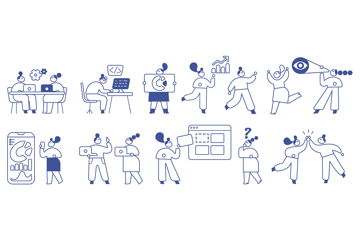 100+ Line People Editable Stroke, a Person Illustration by Vector_Art (Photo 10 of 29)