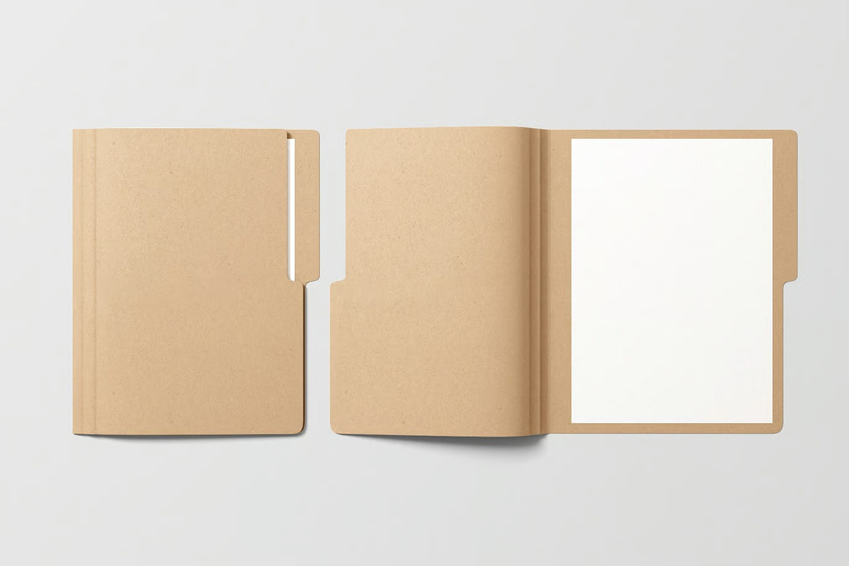 Paper Folder Mockup, an Advertising Mockup by zpackcreative (Photo 2 of 5)