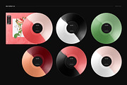 Vinyl Record & Cover Mockup Set, a Merchandise Mockup by creatsy5 (Thumbnail 42 of 54)