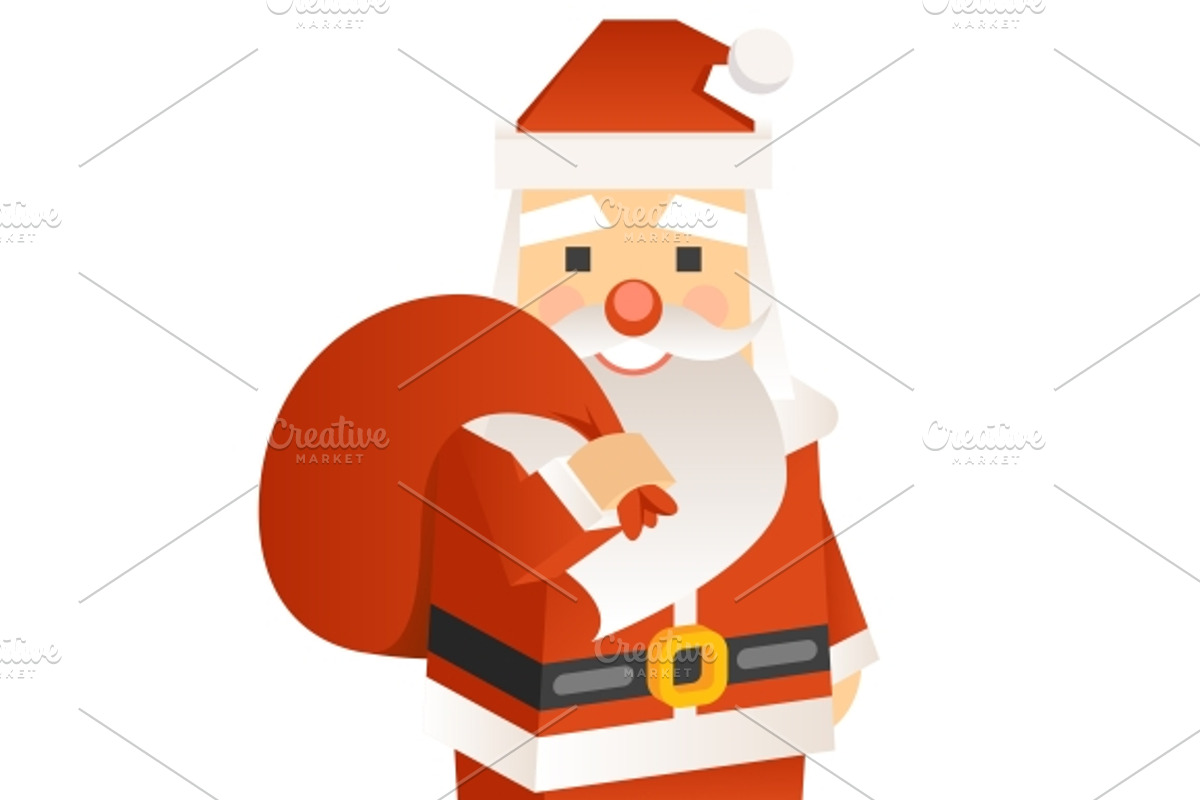 Santa Claus, 3d Vector, a Decorative Illustration by Microvector
