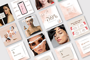 Botox & Esthetician Canva Templates, a Social Media Template by NataliesBox (Thumbnail 2 of 13)