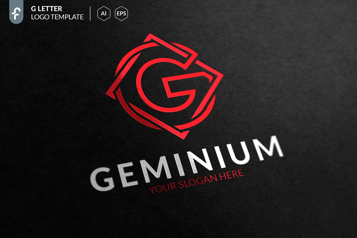 Geminium Logo, a Branding & Logo Template by ft.studio