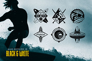 Surf Logos - Editable Vector Designs, a Branding & Logo Template by Wingsart Studio (Thumbnail 4 of 8)