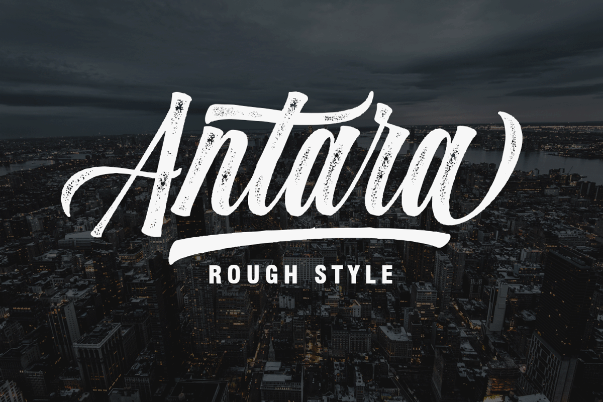 Antara (3 style fonts)