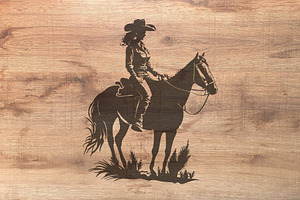 7 Design Western Cowgirl