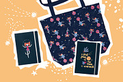 Space circus. Graphic set, an Animal Illustration by Maru_art (Thumbnail 4 of 13)